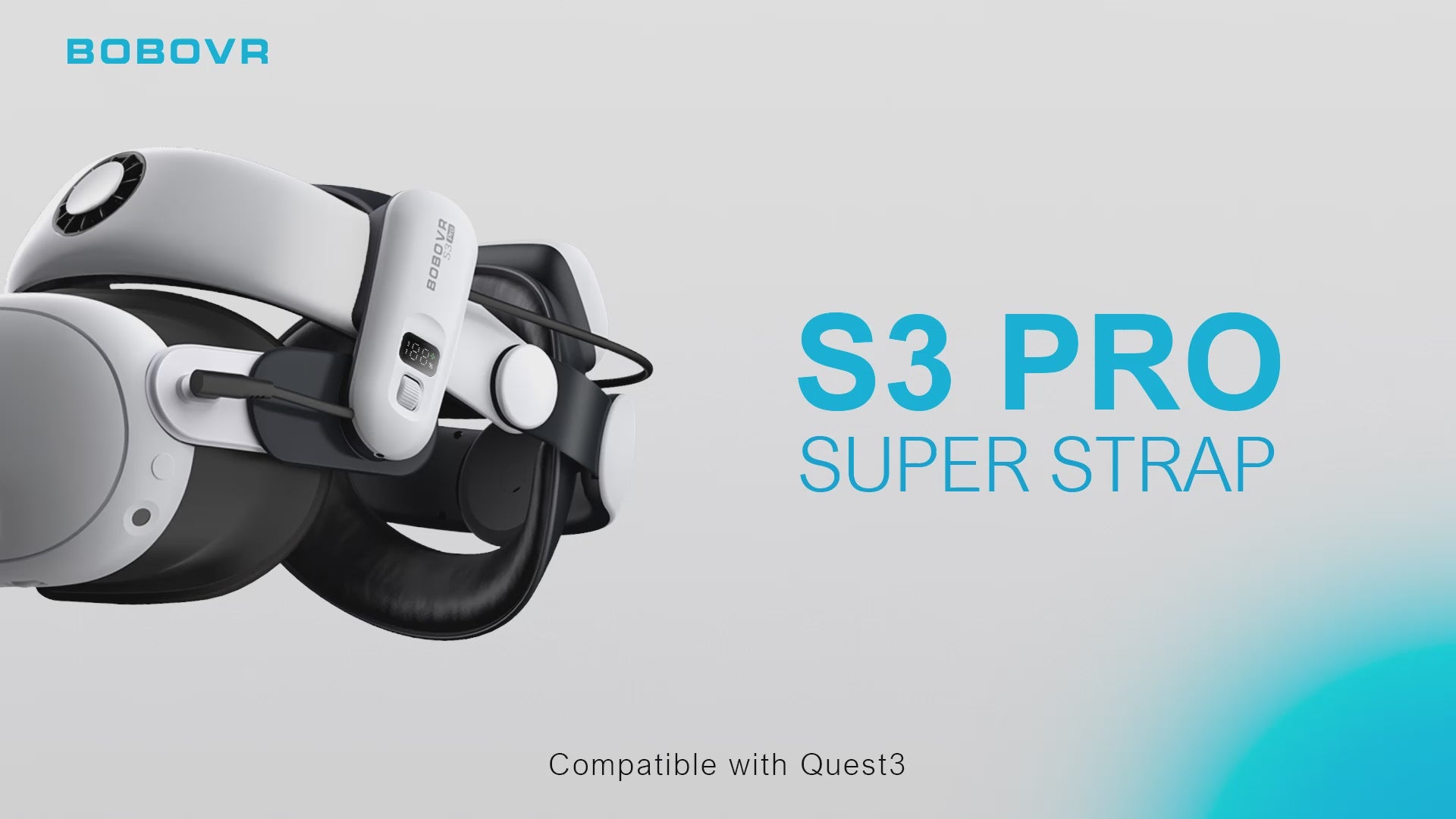 BOBOVR S3 Pro Battery Strap For Meta Quest 3 & Quest 3S